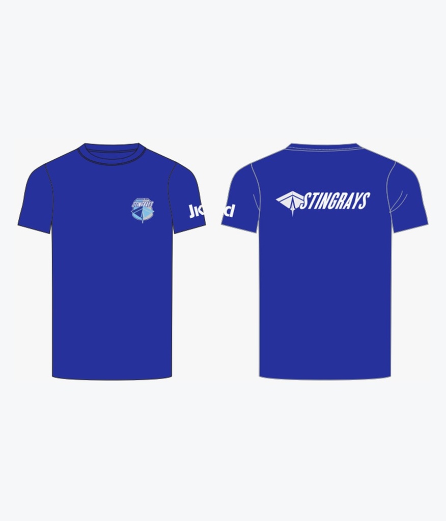 Stingrays Blue Cotton Tee (Parent)